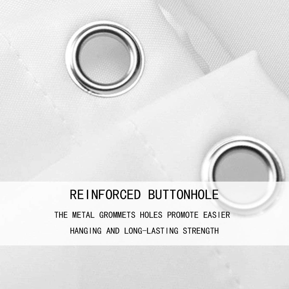 Geometric Cross Checkered Polyester Shower Curtain Includes 12 Hooks