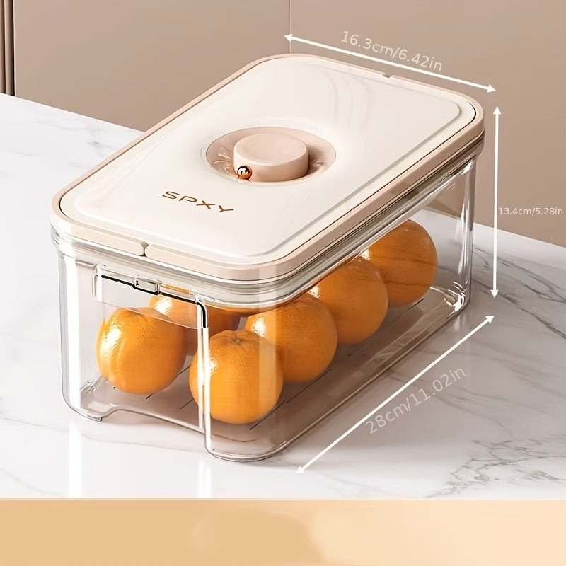 Gentle Care Plastic Food Storage Containers, Food-Grade Safe Non-Toxic Fresh-Keeping Box Set, Strong Seal for Moisture Protection Stackable Space-Saving, Temperature Resistant Easy to Clean Odor-Free, for Vegetables Fruits Le