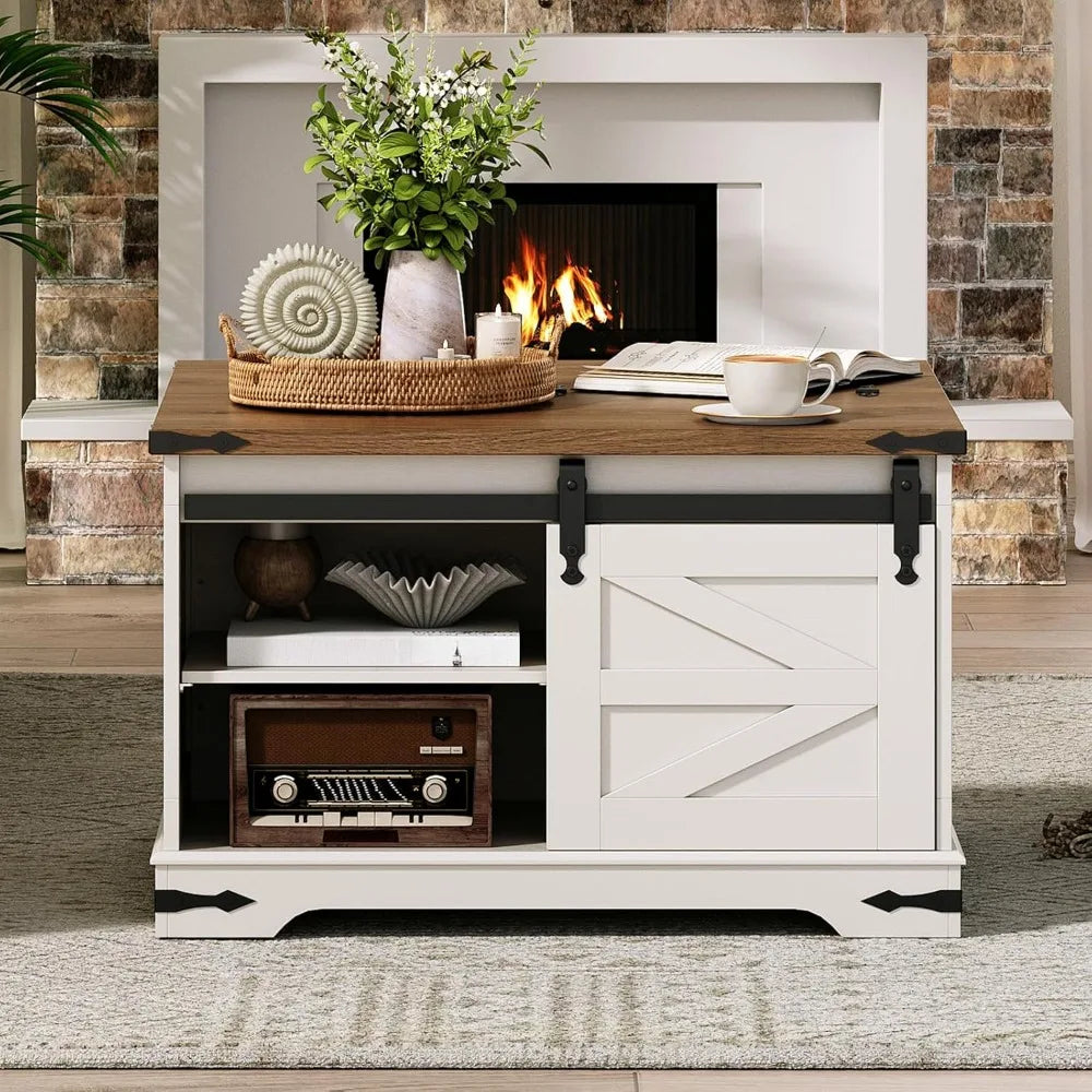 DAFIFY Modern Farmhouse Lift Top Storage Coffee Table