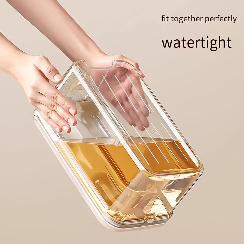 Gentle Care Plastic Food Storage Containers, Food-Grade Safe Non-Toxic Fresh-Keeping Box Set, Strong Seal for Moisture Protection Stackable Space-Saving, Temperature Resistant Easy to Clean Odor-Free, for Vegetables Fruits Le