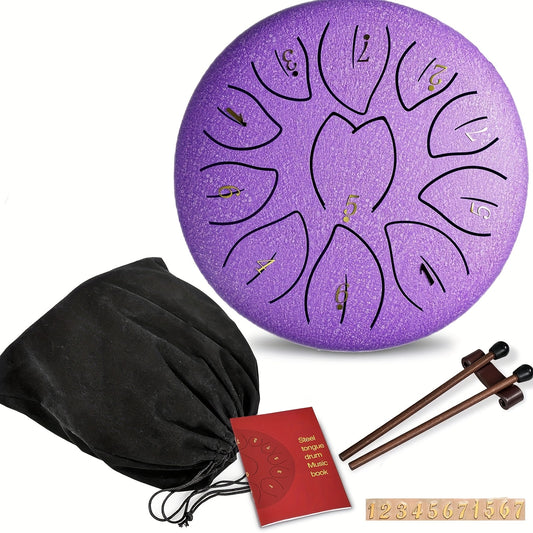 ProfessionalGrade Tongue Drum With Durable Bag Mallets Music Book OutdoorGardenRainChime