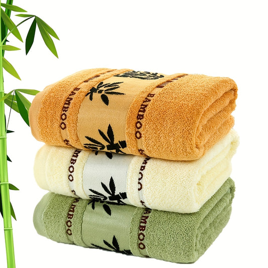 Bamboo Fiber Towel Set 3pc QuickDry Ultra Soft Space Theme